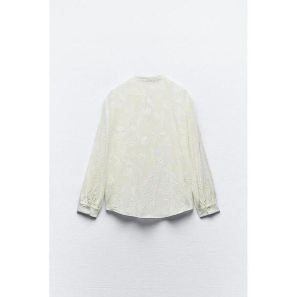 FLORAL BURNOUT SHIRT - Picture 4 of 4